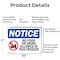 Signmission No Food Or Drink Allowed In, 10 in W x Rectangle, Aluminum OS-2PACK-NS-A-710-L-14573 - alternate 3